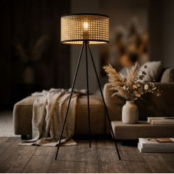 Rattan Floor Lamp
